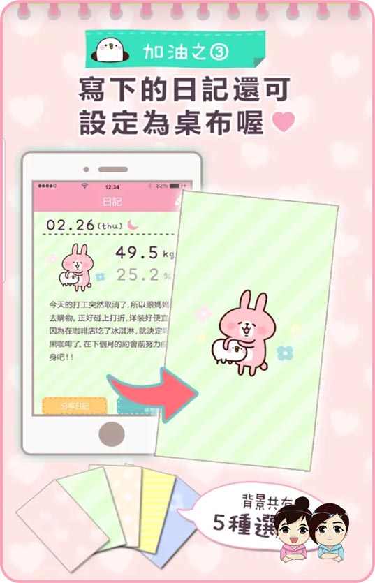 pisuke-rabbit-03徐緩地瘦身-體重管理用App-03