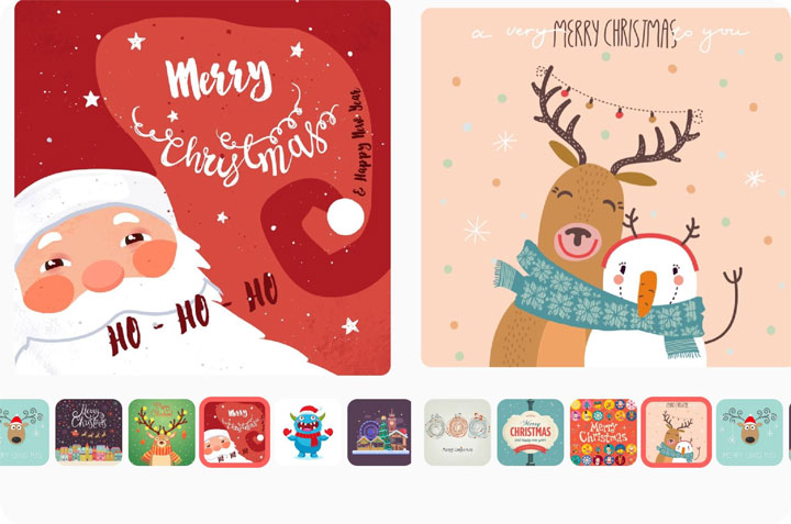 Visheo Greetings 免費線上 聖誕節、感謝卡、賀年卡、生日卡製作！-01