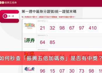 秒查振興五倍加碼券是否中獎