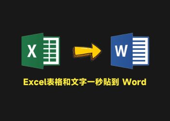 Excel表格和文字貼到Word