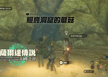 薩爾達傳說王國之淚-光亮蘑菇任務