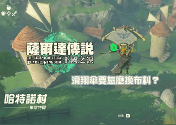 王國之淚 滑翔傘換布料、衣服染色攻略