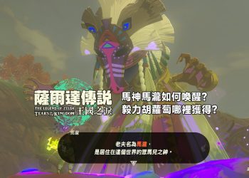 王國之淚攻略：使用毅力胡蘿蔔喚醒馬神馬瀧