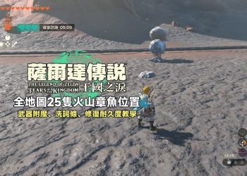 王國之淚：25隻火山章魚位置
