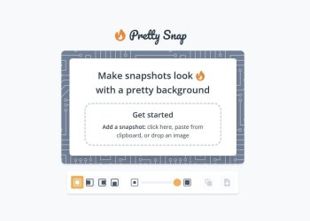 Pretty Snap幫螢幕截圖添加美觀背景