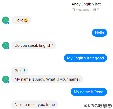 Andy English Bot